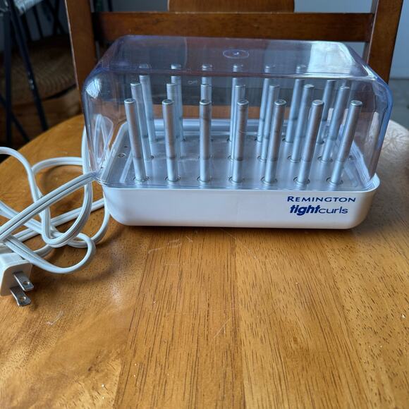 Remington Tight Curls H21SP Base and Lid ONLY Works No Rollers/Clips With Box - Picture 10 of 11